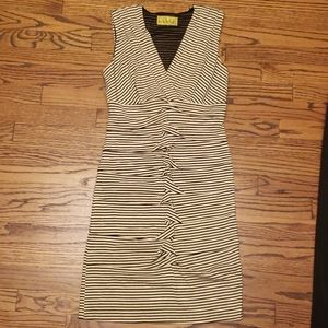 Nicole Miller stretch stripped dress M